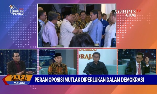 Dialog: Koalisi Prabowo Tamat, Oposisi atau Gabung Koalisi Pemerintah?
