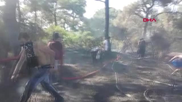 İSTANBUL- HEYBELİADA'DAKİ YANGIN; GÖRGÜ TANIKLARI İLE RÖP