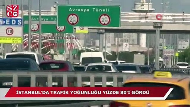 FSM’deki çalışma Avrasya Tüneli girişinde yoğunluk oluşturdu