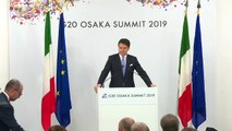 Osaka G20 - Punto stampa del Presidente Conte (29.06.19)