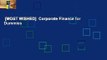 [MOST WISHED]  Corporate Finance for Dummies
