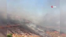 Datça'da makilik alan alev alev böyle yandı