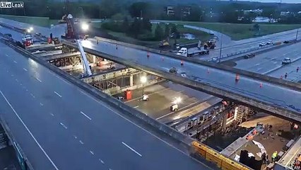 Voilà comment on déplace un pont en quelques heures (Minessota)