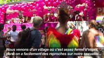Marche des fiertés sous la chaleur à Paris