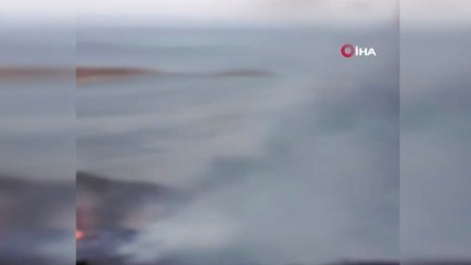 Datça'da makilik alanda çıkan yangın söndürülemiyor