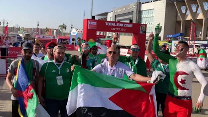 Les supporters algériens à "l'échauffement" avant le choc face au Sénégal !