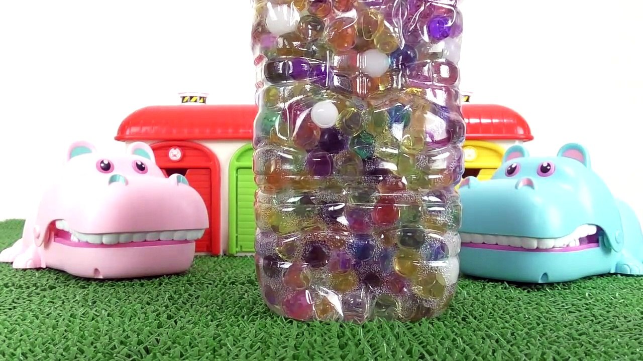 Orbeez Water Balloon Pink Hippo & Blue Hippo Parent Children Bomb Experiment