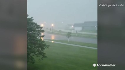 Good luck trying to see through this weather