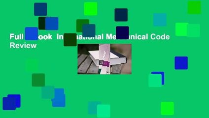 Full E-book  International Mechanical Code  Review