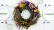 Make A Fall Wreath With Dried Flowers & Herbs