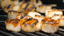 Grilled Sweet-and-Sour Scallops