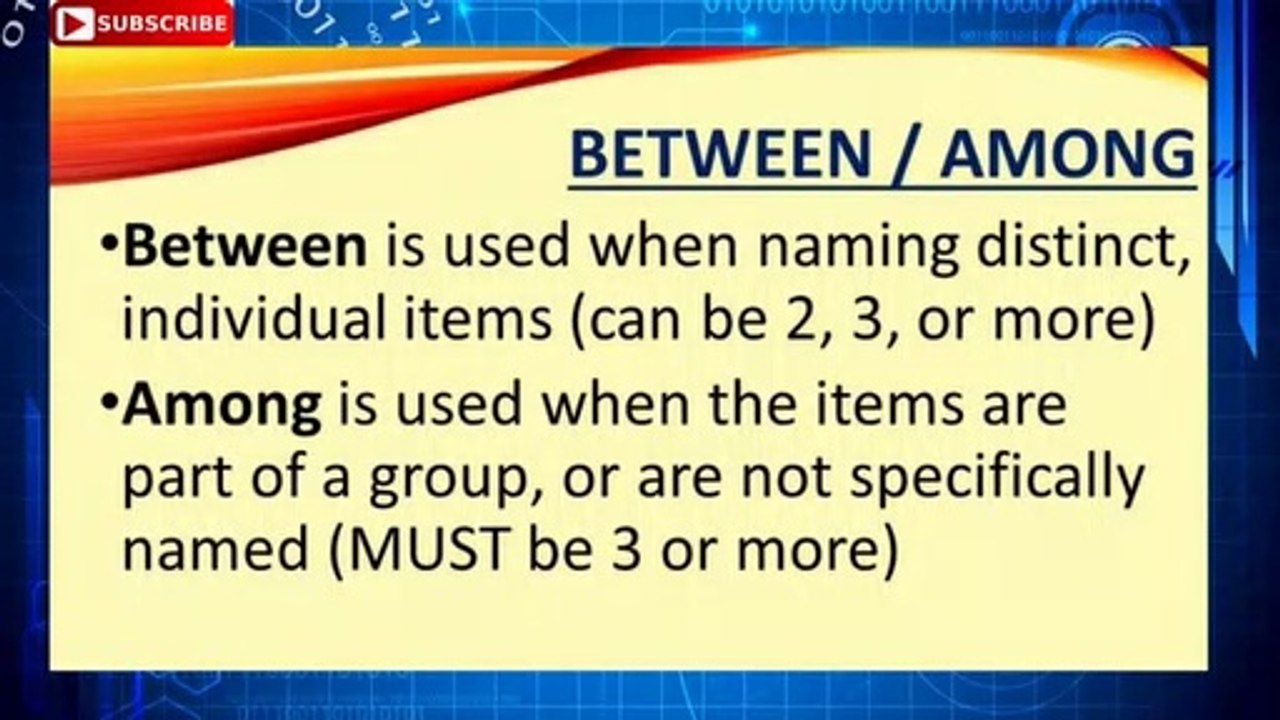 Between_VS_Among in English grammar