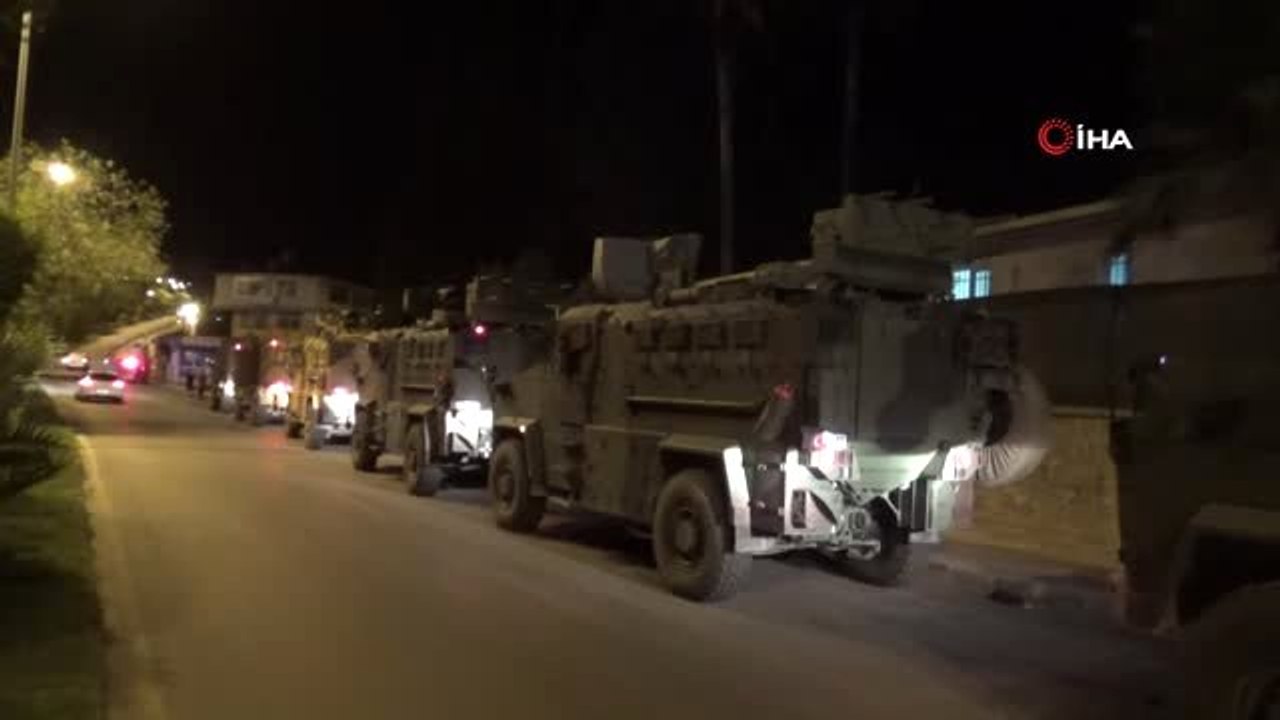 Suriye sınırına askeri sevkiyat sürüyor