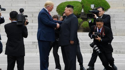 Trump meets North Korea's Kim at DMZ in landmark visit