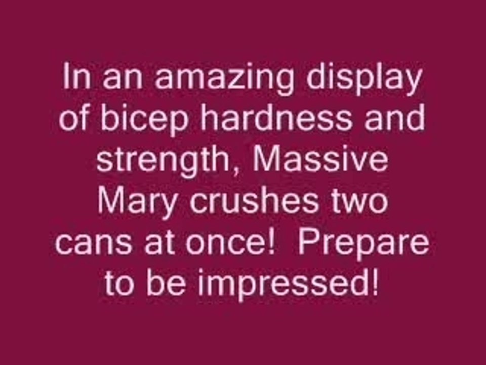 Crushing Two Cans at Once