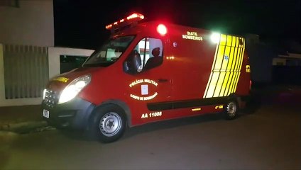 Jovem fratura perna após cair da escada no Bairro Canadá