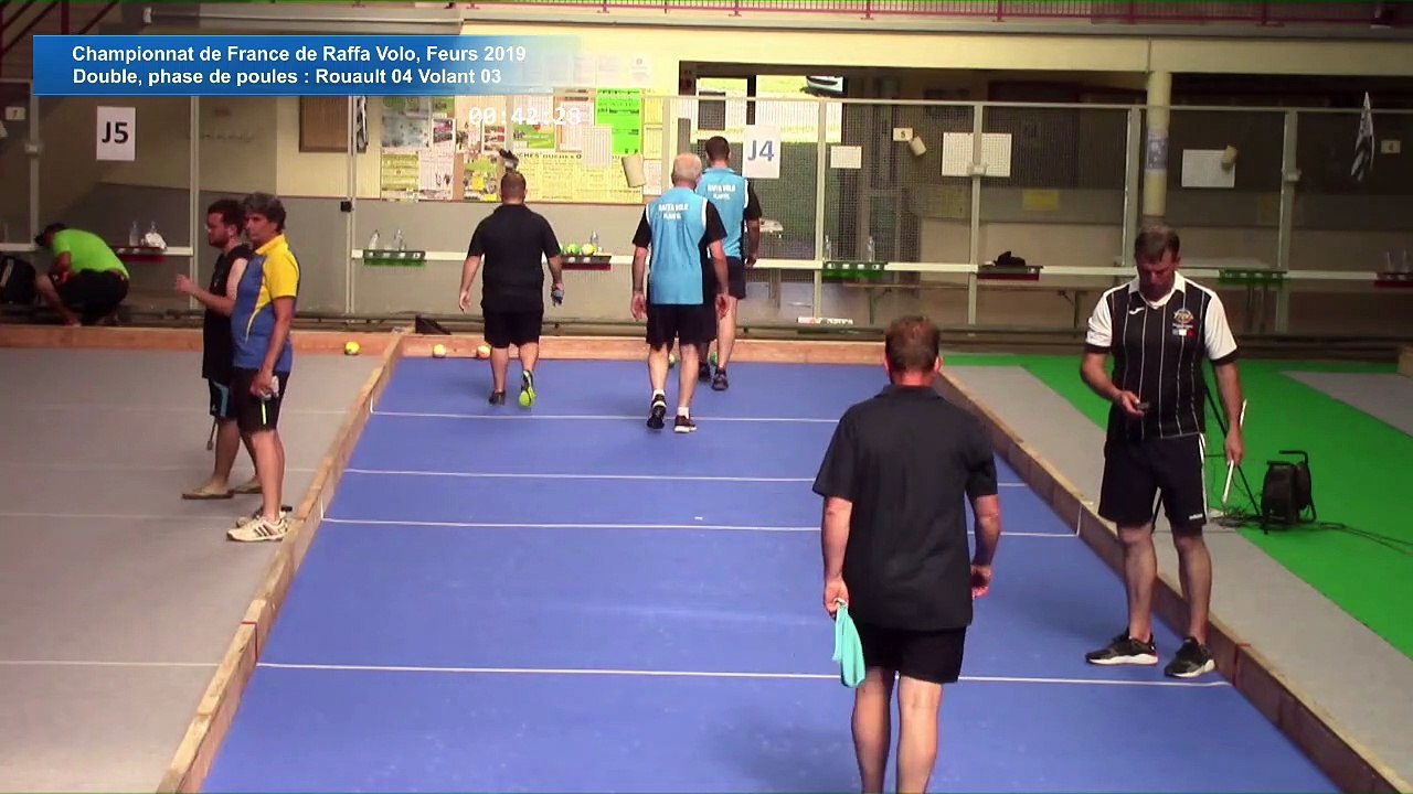 Double, dernière partie de groupe, France Raffa Volo, Feurs 2019