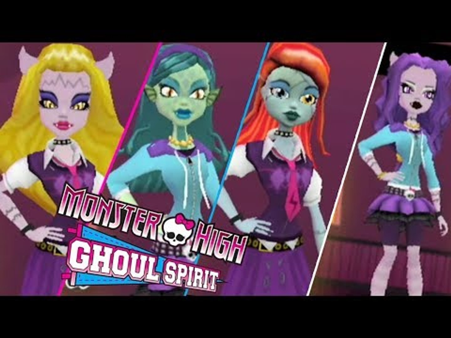 Monster High: Ghoul Spirit ALL CHARACTERS Customization (Wii) - video  Dailymotion