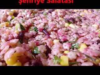 YILDIZLI KOLAY SALATA - SEHRIYE SALATASI