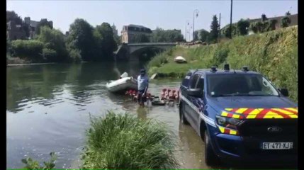 Recherches du noyé à Nogent-sur-Seine