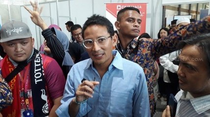 Ogah Ucapkan Selamat ke Jokowi, Sandiaga: Selamat itu Kan Budaya Barat