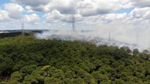 Hasdal'da askeri alandaki ormanda yangın