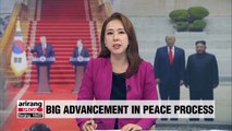 Peace process on Korean Peninsula took huge leap forward: Pres. Moon