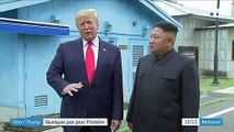 Kim Jong-un - Donald Trump : une poignée de main historique