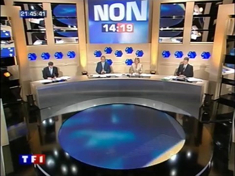 TF1 - 29 Mai 2005 - Teaser, pubs, début Référendum 2005 (PPDA, Claire Chazal)