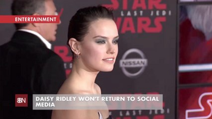 Daisy Ridley Doesn't Get Social Media FOMO