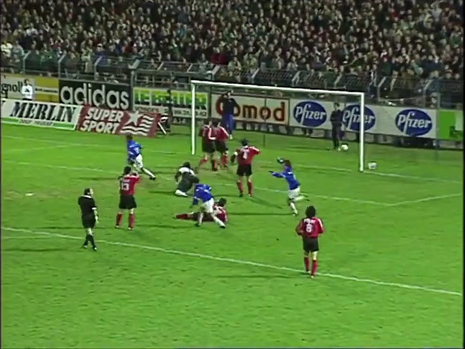 26/02/94 : Sylvain Wiltord (85') : Rennes - Bastia (1-2)