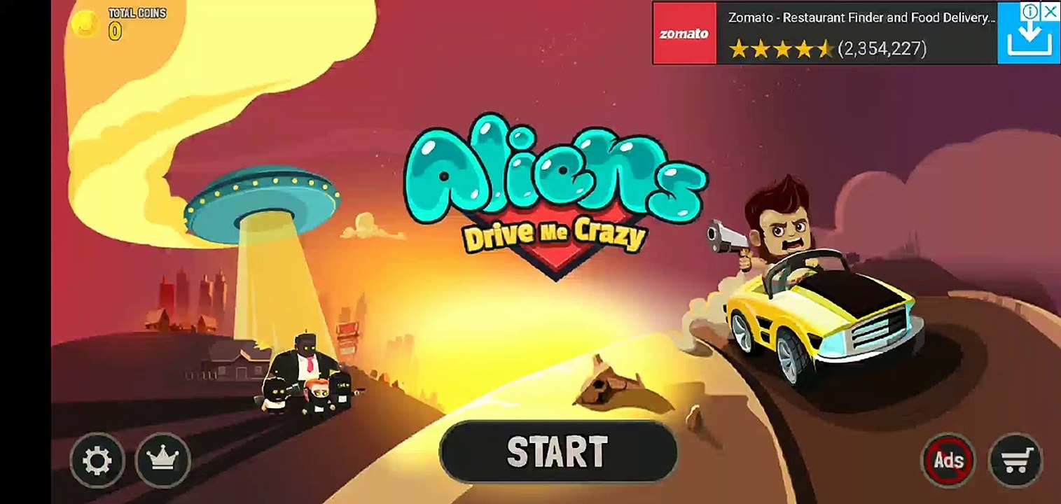 Aliens Drive Me Crazy Gameplay 1