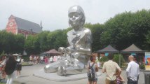 Mons: inauguration de la statue Lucie et fin de la biennale 2018-19