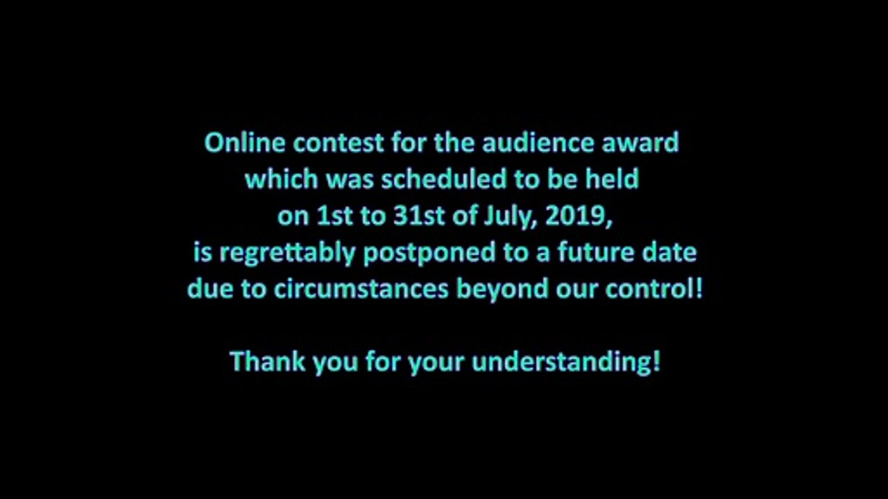 Postponement of 2019 BBISFF's online contest for the audience award