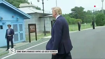 Pour la première fois, un président américain est entré en Corée du Nord pour quelques pas historiques avec Kim Jong-un