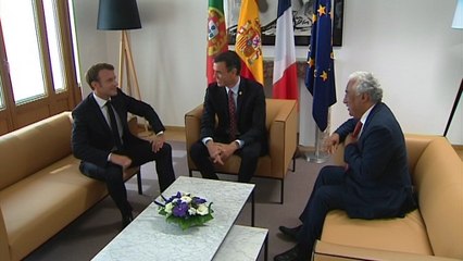 Sánchez se reúne con Macron y Costa