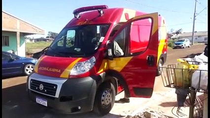 Adolescente é socorrido no Bairro Presidente após queda de bicicleta