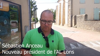 Les premiers mots de Sébastien Anceau, nouveau président de l'AL Lons