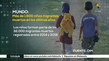 Más de 1,600 niños migrantes muertos en los últimos cinco años