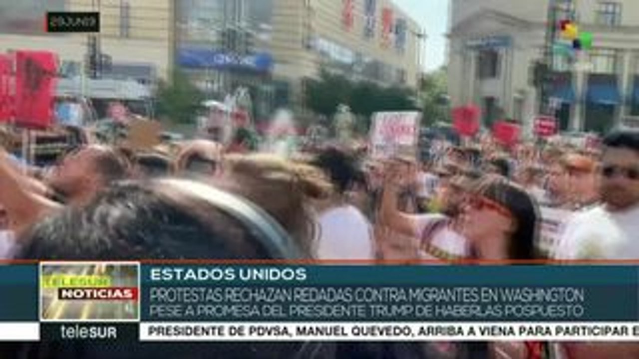 EE.UU: Activistas protestan contra redadas contra indocumentados
