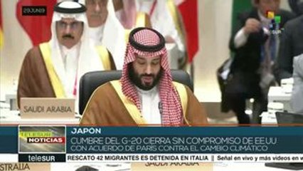 Concluye G20 sin compromiso de EE.UU. para abatir el cambio climático