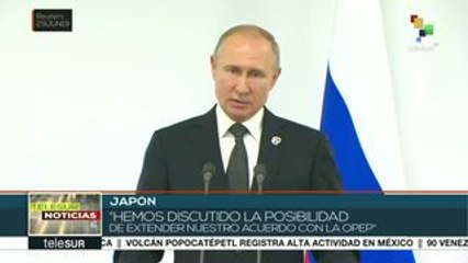 Vladimir Putin acepta extender el recorte de la producción petrolera