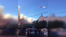 İzmir'deki yangın yazlık evlere doğru ilerliyor