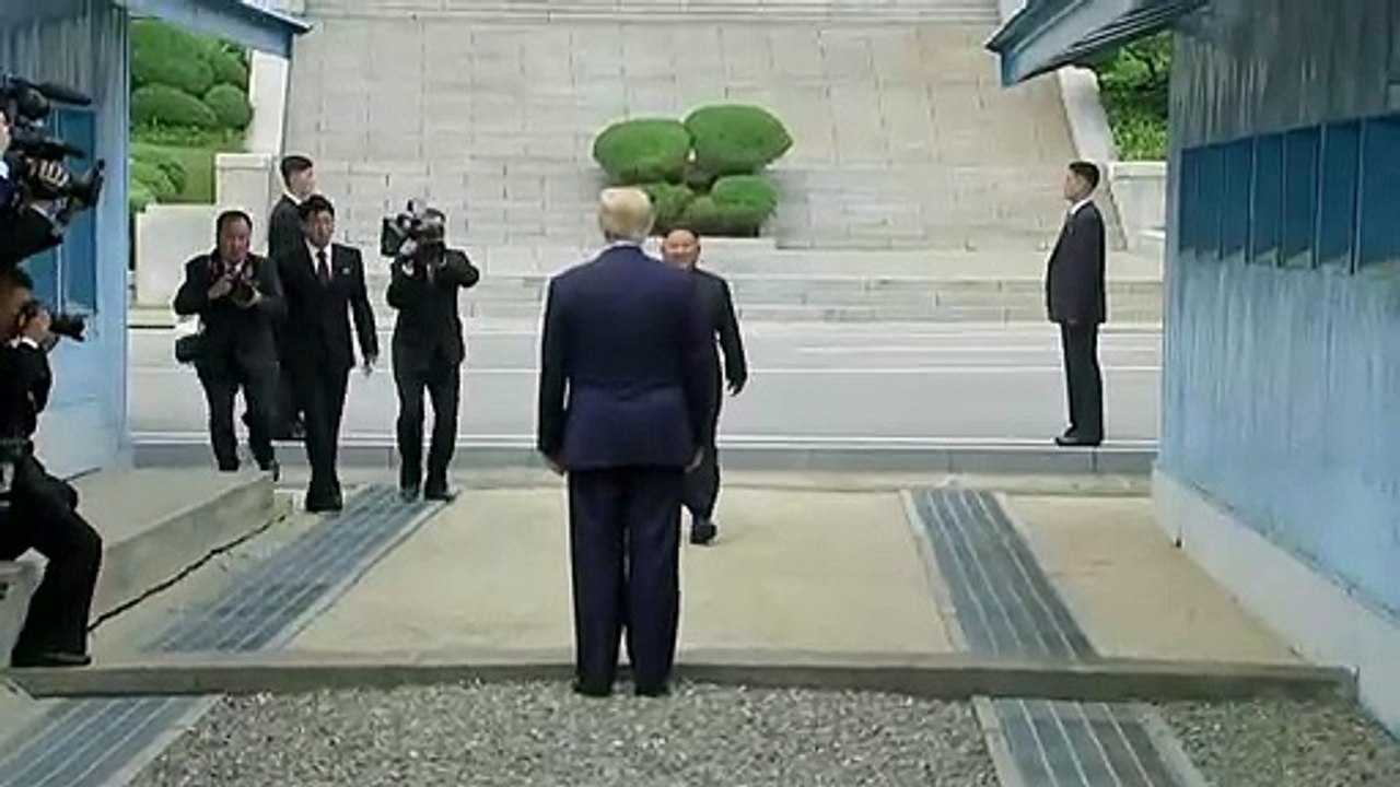 Trump als erster US-Präsident in Nordkorea