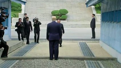 Trump als erster US-Präsident in Nordkorea