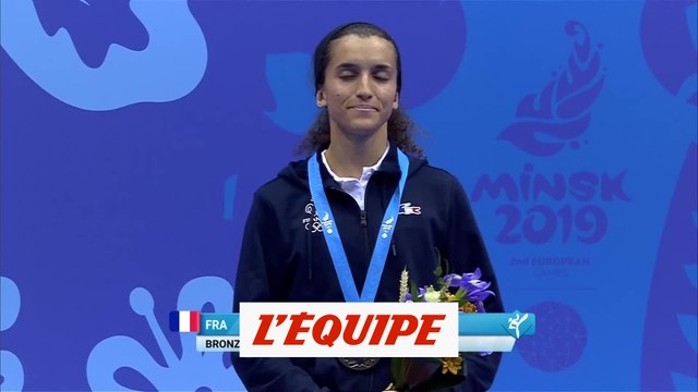 La médaille de bronze de Bouderbane - Jeux Européens - Karaté
