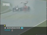 F1 Belgium 1998 Schumacher Crash Coulthard Fight