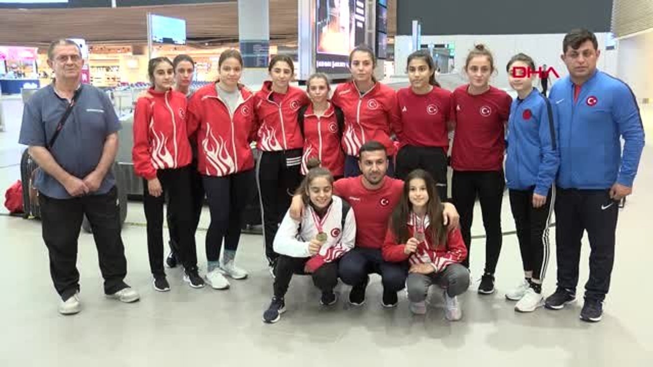SPOR U15 milli güreşçiler, bir altın ve bir bronz madalya ile yurda döndü