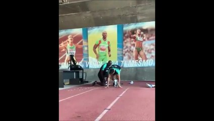 Cristiano Ronaldo training sprints form with fellow countryman Francis Obikwelu