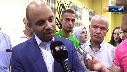 شاهد كيف برر برناوي تأخره عن حفل إستقبال الوفد الرياضي المشارك في البطولة العالمية للرياضة الجماعية